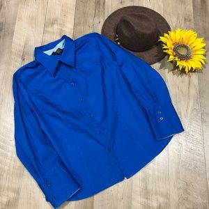 Lane Bryant Blouse Blue Size 18/20